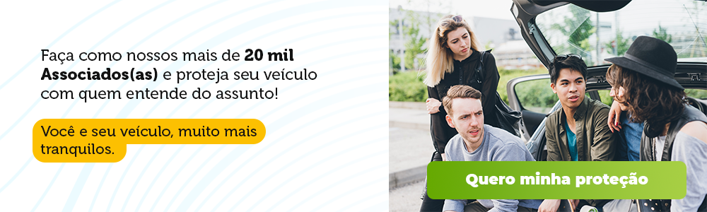 Faça como nossos mais de 20 mil Associados(as) e proteja seu veículo com quem entende do assunto!
Você e seu veículo, muito mais tranquilos.
